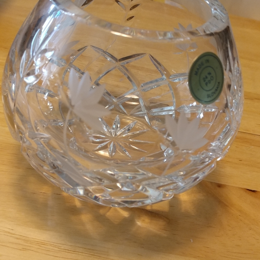 Capris & Lismore 24% Lead Crystal Bowl-Vase-Votive holder
